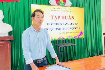 Tập huấn Phát triển Năng lực số cho học sinh THCS